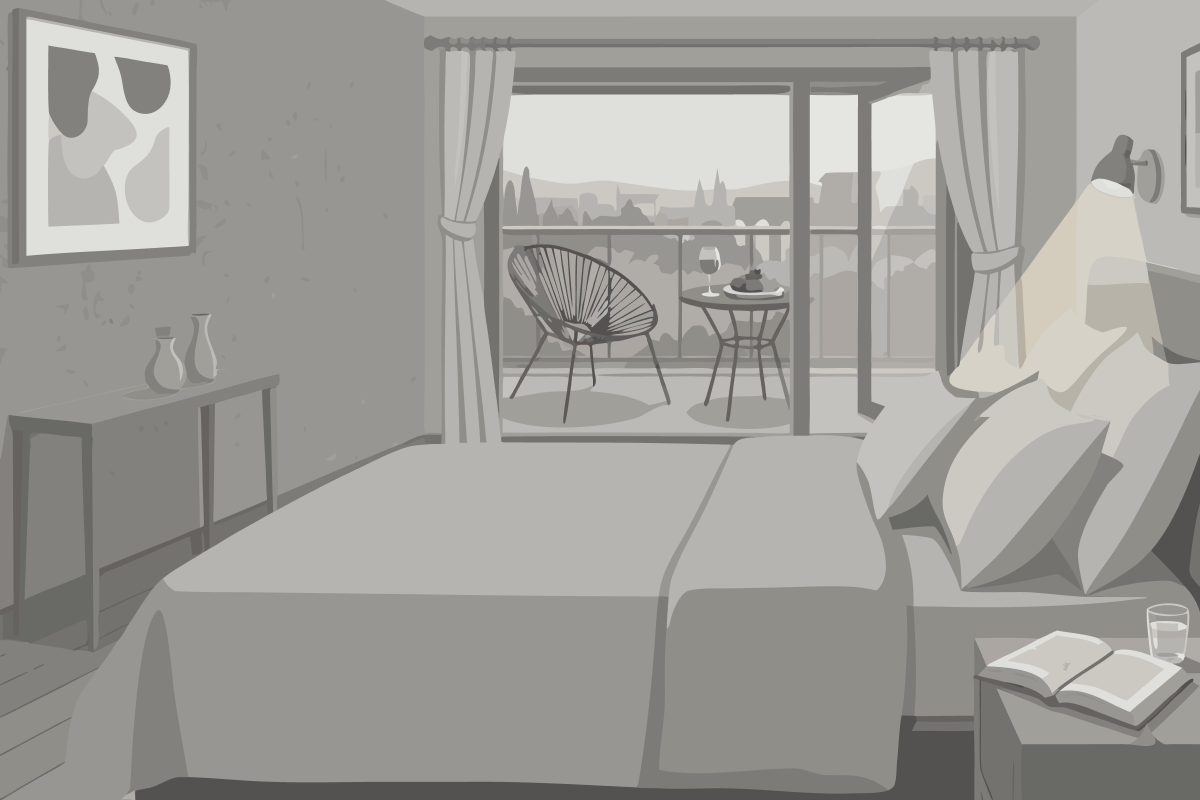 Habitación Doble Deluxe con balcón